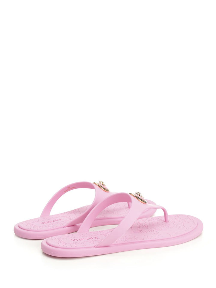 Versace Rubber Slides Sandali - Rose | 831e7b9020e0330dbd0bdc7bf875b54e6365034a