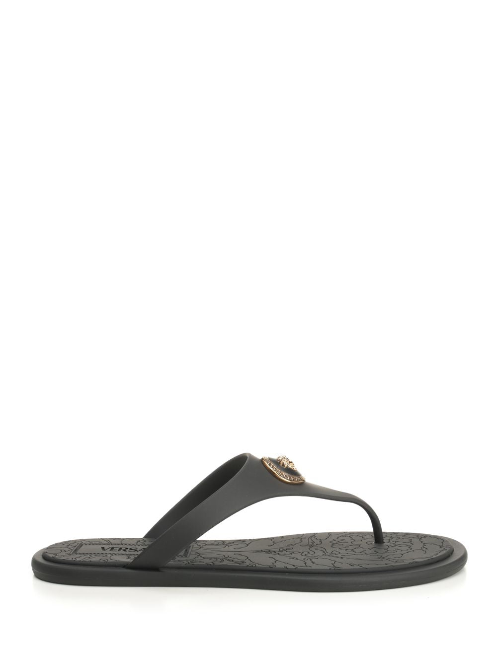 Versace Rubber Slides Sandali - Nero | 2f74d87bc0cebeae45bf78a1c5e56068266cae85