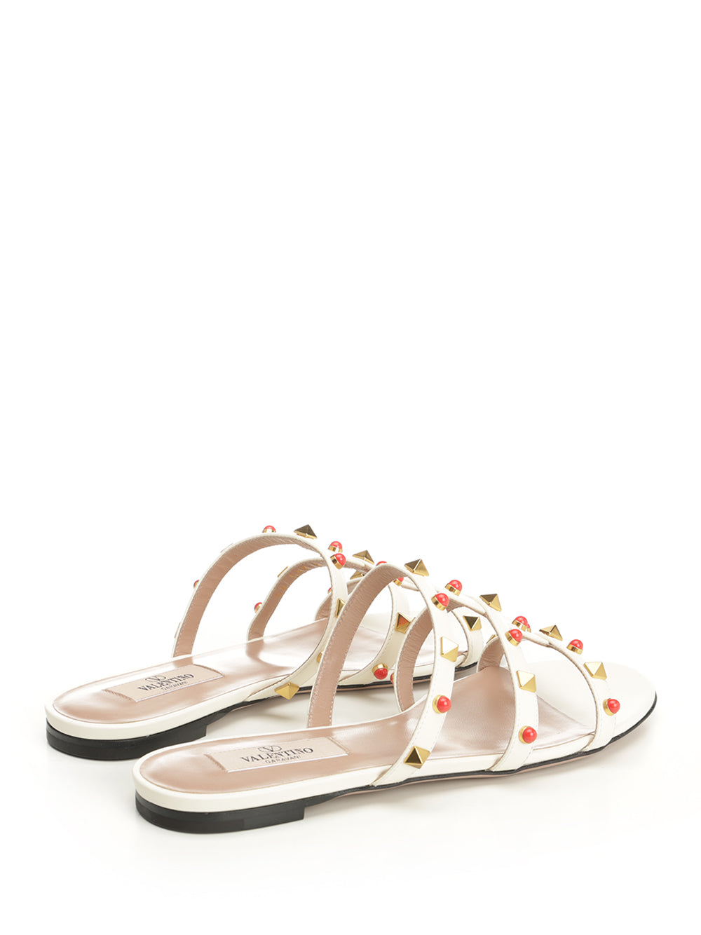 Valentino Garavani Rockstud Sandali - Bianco | 245bd8c66732a3770faefe24420666cc7cd653b8