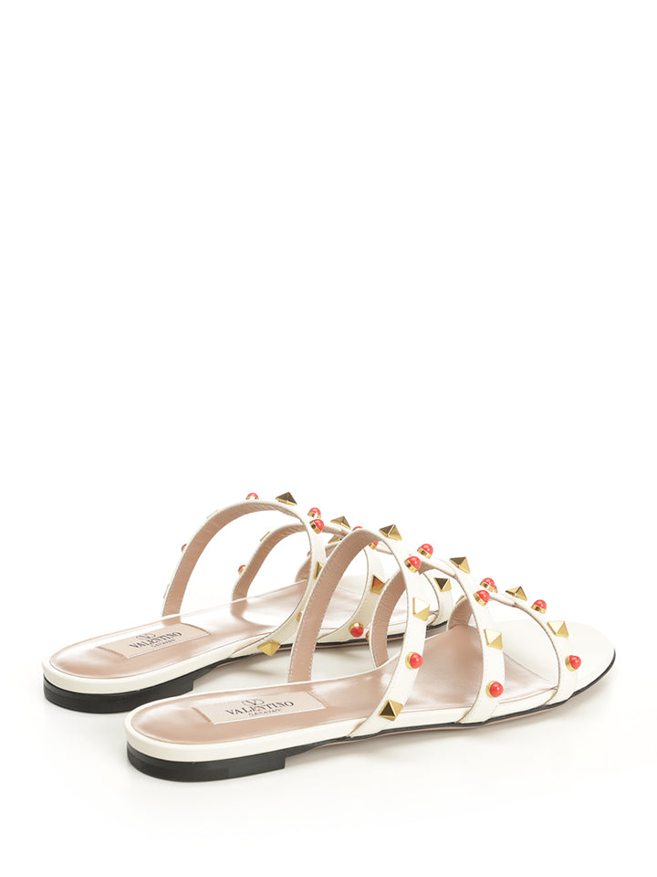 Valentino Garavani Rockstud Sandali - Bianco | 245bd8c66732a3770faefe24420666cc7cd653b8