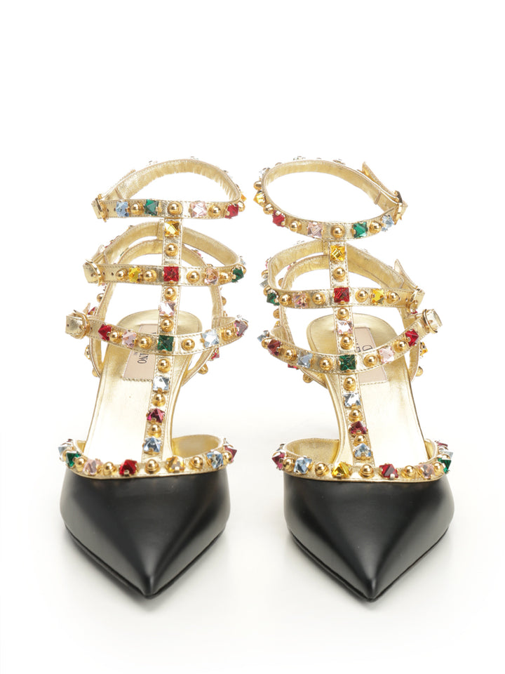 Valentino Garavani Rockstud Sandali - Nero | 3cdc37836419ca6d70e7a520214db69b25df1209