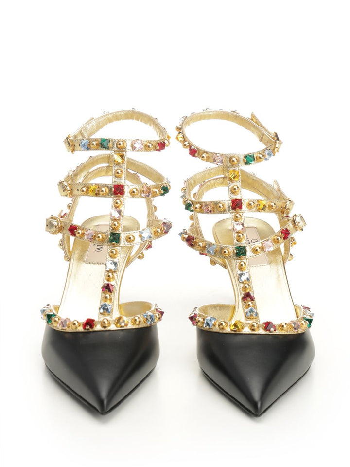 Valentino Garavani Rockstud Sandali - Nero | eb2f5192ea3aab8e5a9c14a8805981aa804d683c