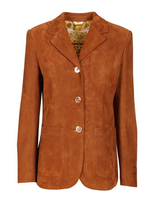 Suede Jacket Giacche Marrone