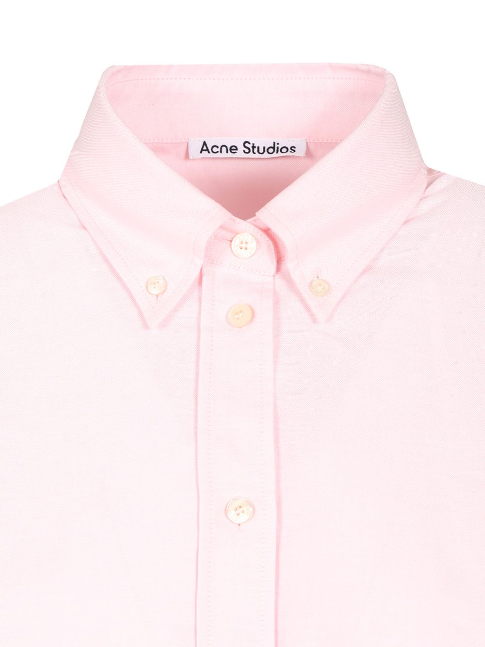 Acne Studios Short-Sleeved Tailored Shirt Shirts - Rose | 599f1a5faef89685bada245a74b3284b88aa62bc