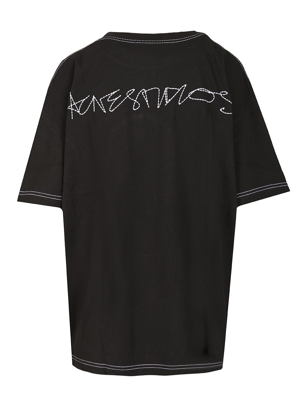 Acne Studios Crew Neck T-Shirt - Nero | ba21caf2ba082dcf2d65225524d85db2dd58b39d