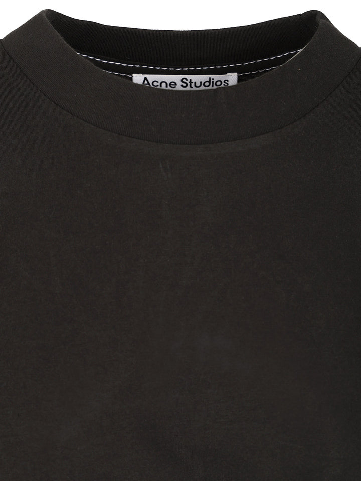 Acne Studios Crew Neck T-Shirt - Nero | 769fe1cecbf4071e965251f03a9c63c880508778