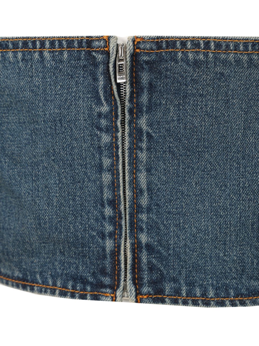 AlaÏA Bandeau Bustier Top - Blu | 32115b7b7403875260e0aa14a00019122ddc2cc8