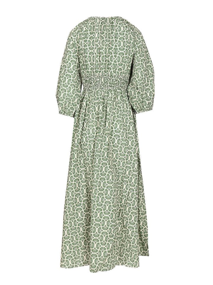 Matteau Shirred Dress Abiti - Verde | 809335ef5c0fb96b8d110238c0fafb8ebe403a25