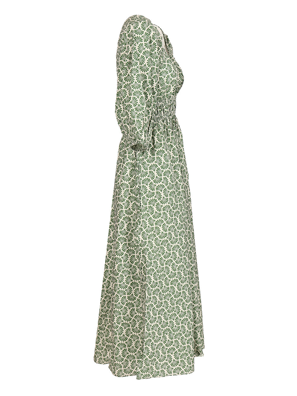 Matteau Shirred Dress Abiti - Verde | d550a33f7b5fb524801e2af75b155c653f3c7e84