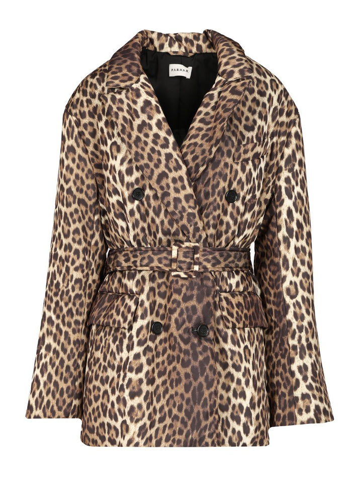 P.A.R.O.S.H. Double-Breasted Animalier Jacket Giacche - Animalier | 239994fbb165ee69e198c322fd4ae12986a56000