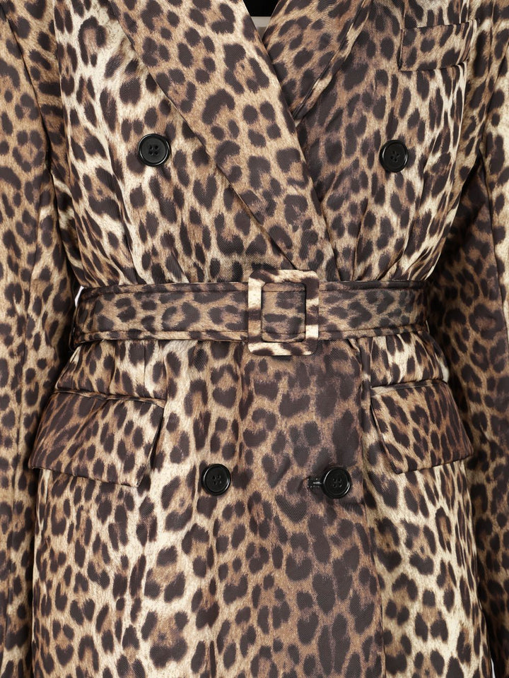 P.A.R.O.S.H. Double-Breasted Animalier Jacket Giacche - Animalier | fd45577c81f4b2bbdf52e283345a7b320c3851bc