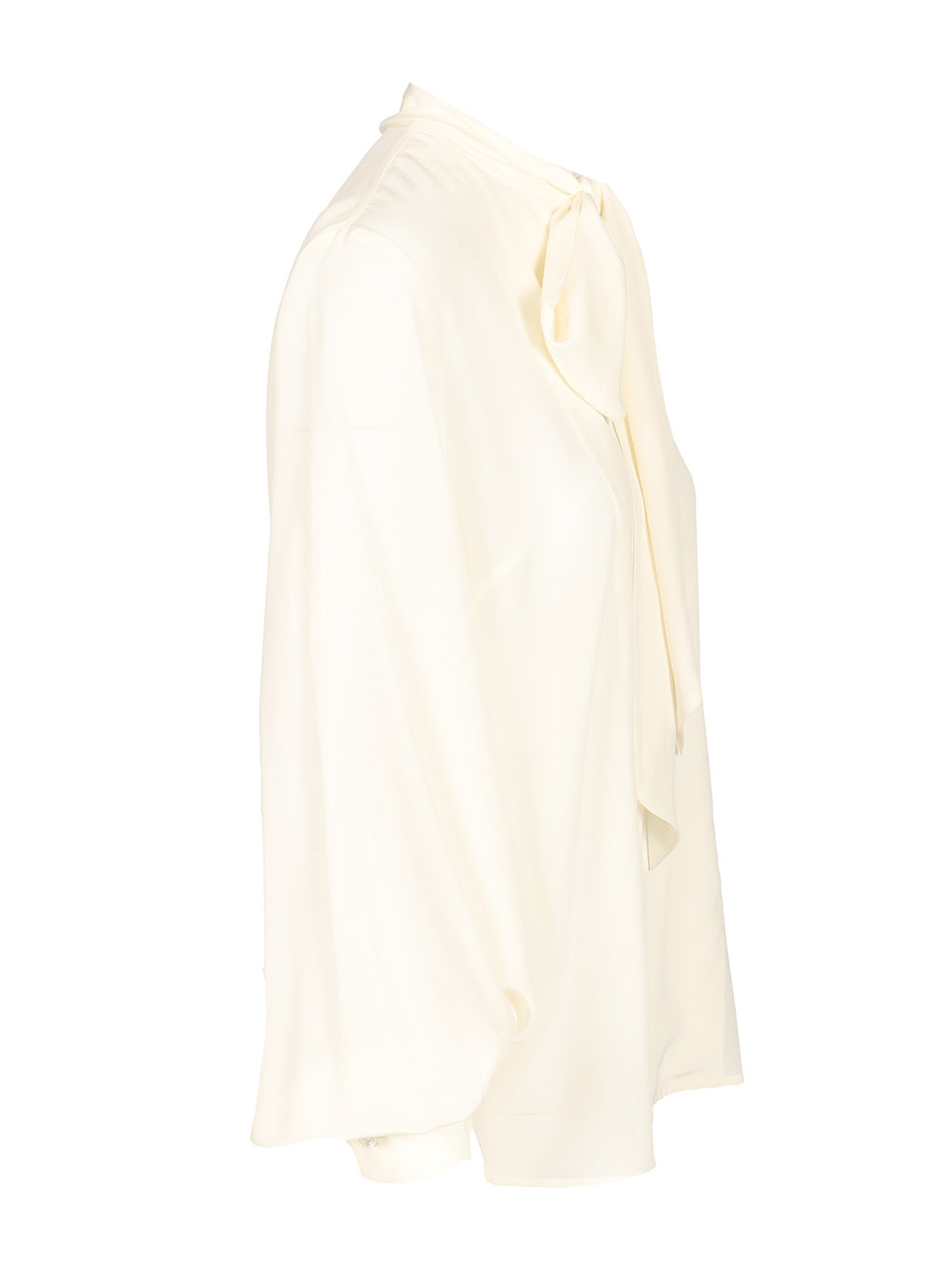 P.A.R.O.S.H. Silk Blouse Shirts - Bianco | 5ef44afa7fcbd4b3673f7a7d3230fa39cca09f98