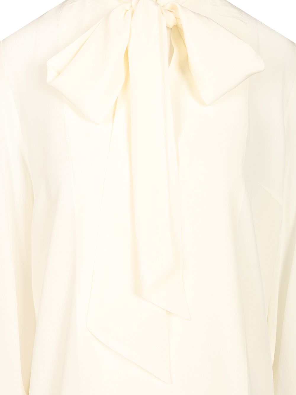 P.A.R.O.S.H. Silk Blouse Shirts - Bianco | 9a8dcc3ac8454bc0fb95df9a20d36dd298508078