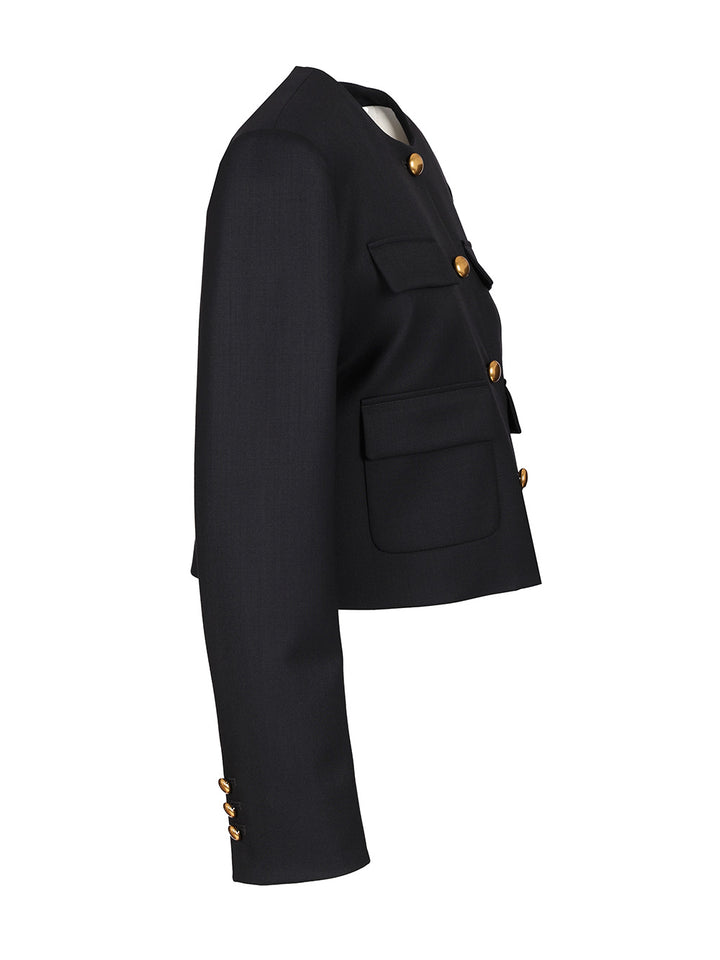 P.A.R.O.S.H. Gabardine Jacket Giacche - Blu | 95b283d2e29289dcfc99640699dfeb26400ec42a