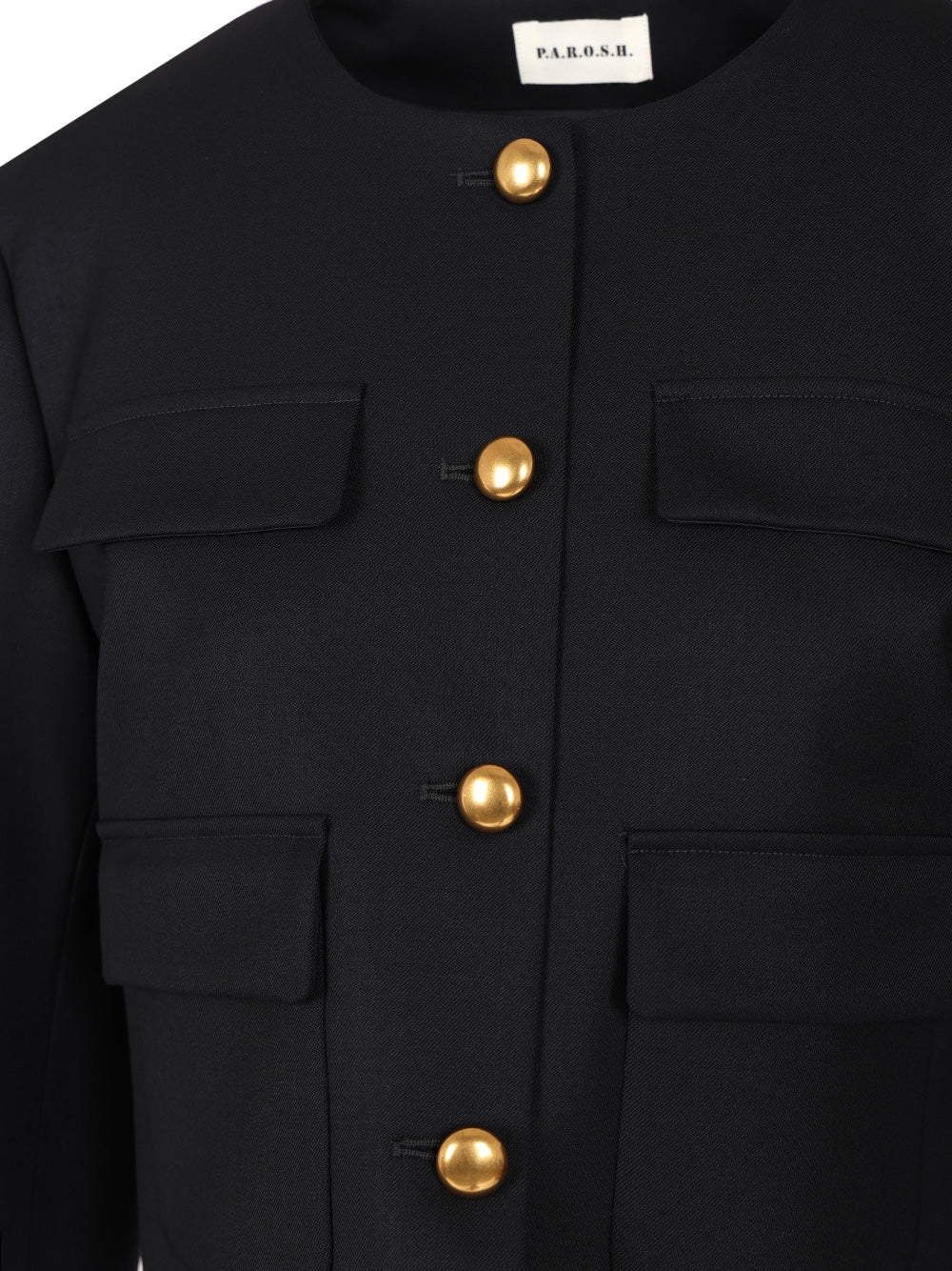 P.A.R.O.S.H. Gabardine Jacket Giacche - Blu | 9ac56b764cbd07cdd5382c64834219f7fd9b9c27