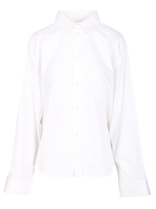 Semi-Fitted Shirt Shirts Bianco