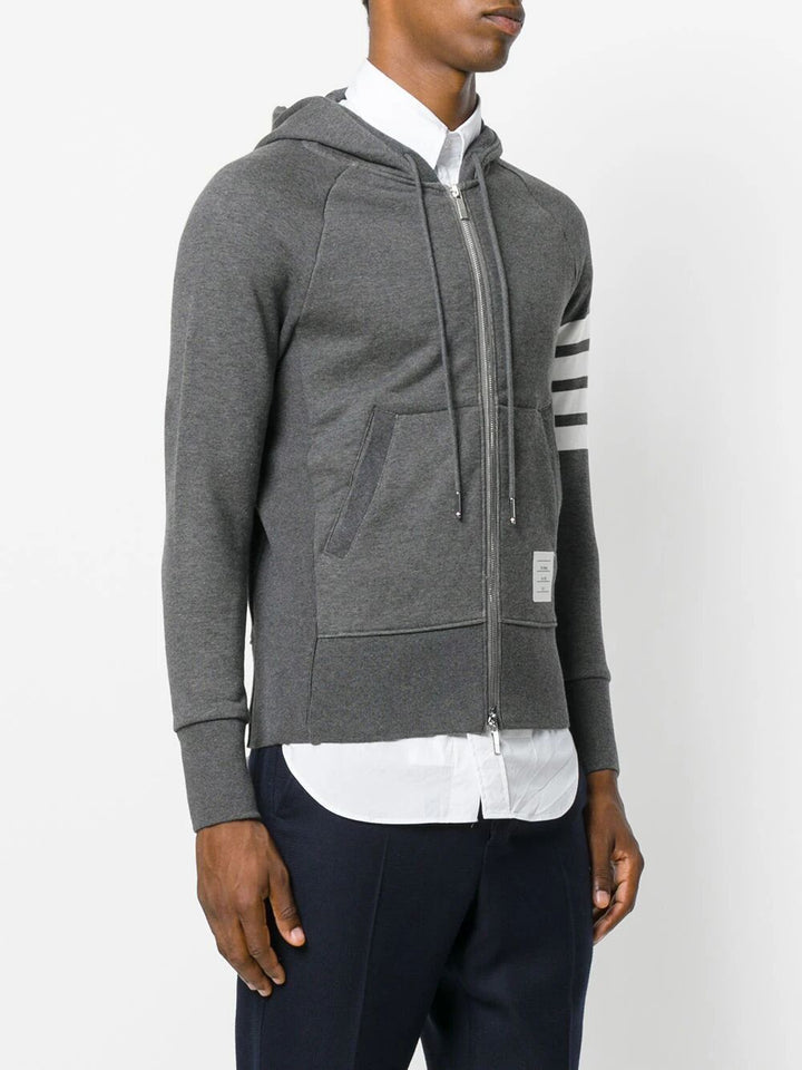 Thom Browne Full zip - Grey | 0c767d8119e2f0308cd238fc6fec5ef724a5961c