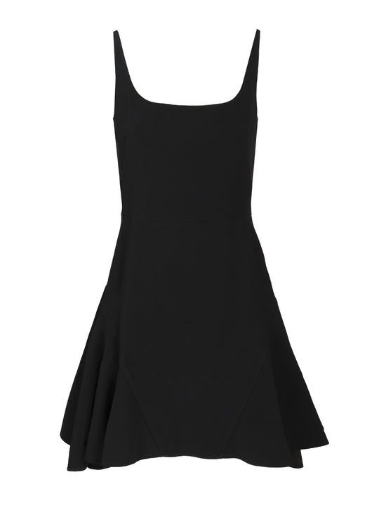 Mini Dress With Cady Straps Abiti Nero