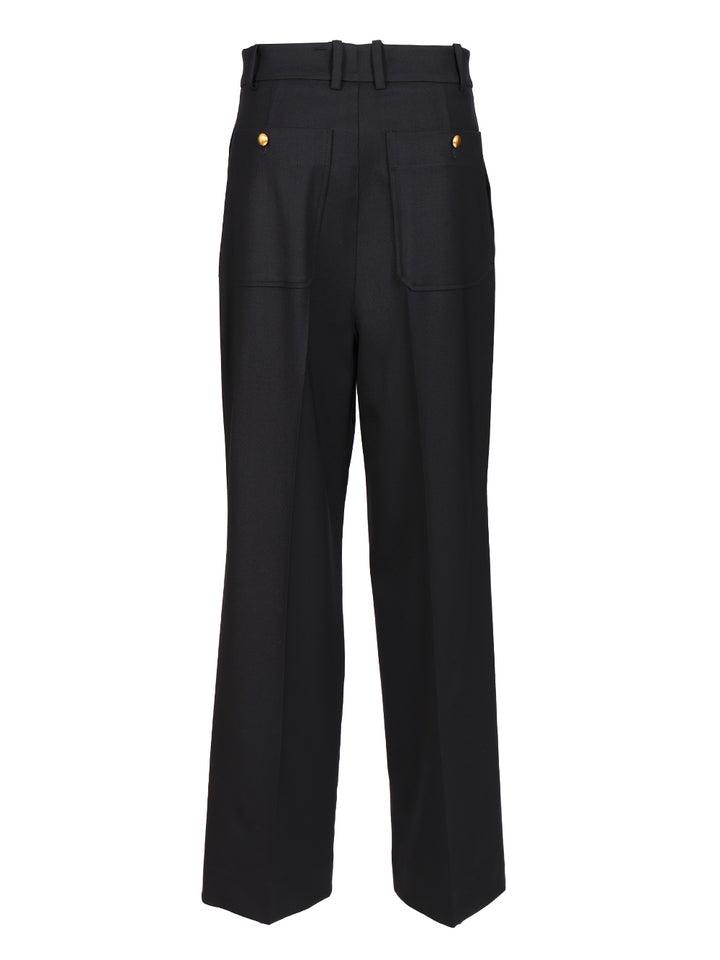 P.A.R.O.S.H. Wide-Leg Trousers - Blu | a897f4d456712e1c9943b76c68228c99169ef0b6