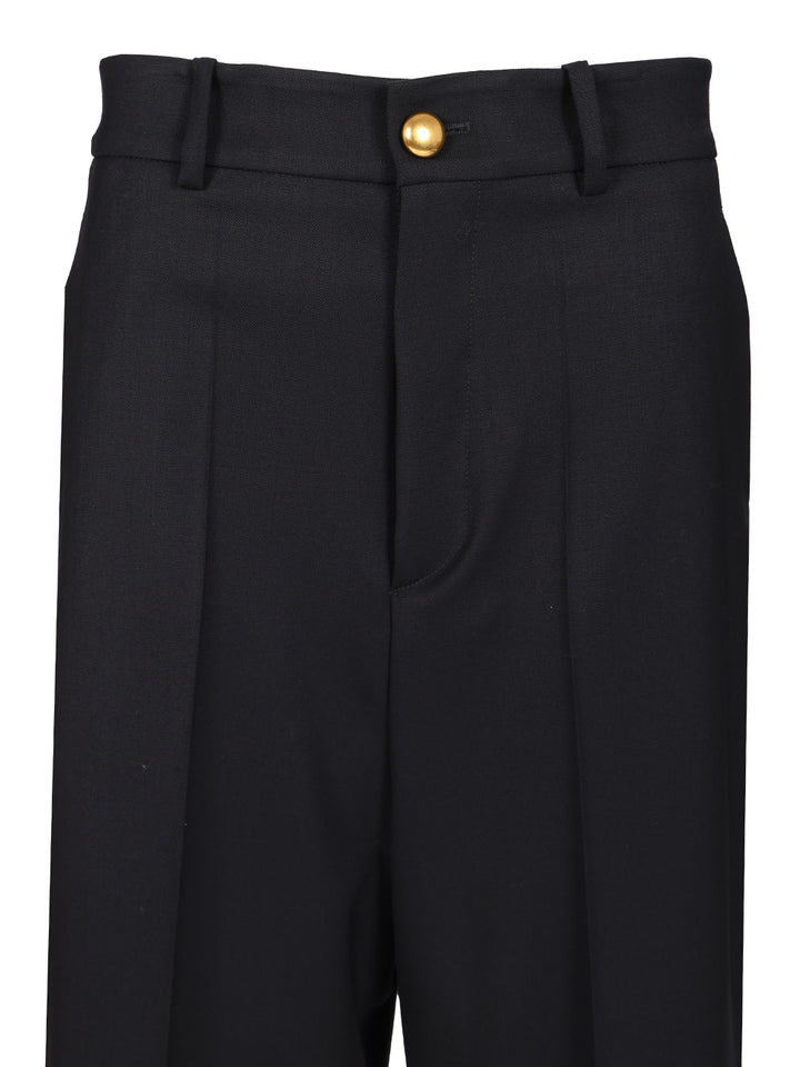 P.A.R.O.S.H. Wide-Leg Trousers - Blu | 9cafd85f0449dd0842b6e9692c461c8c02e0f0d8