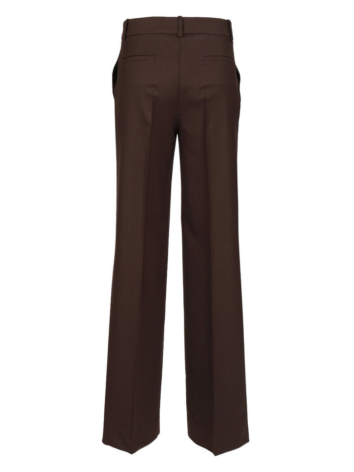 P.A.R.O.S.H. Palazzo Trousers - Marrone | 1fb9198e05273d65c83f94b58f957abd976cdddf