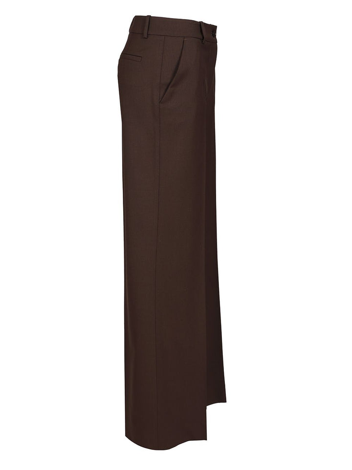 P.A.R.O.S.H. Palazzo Trousers - Marrone | ff0d620430b0298a632378f425d1e704163d0c19