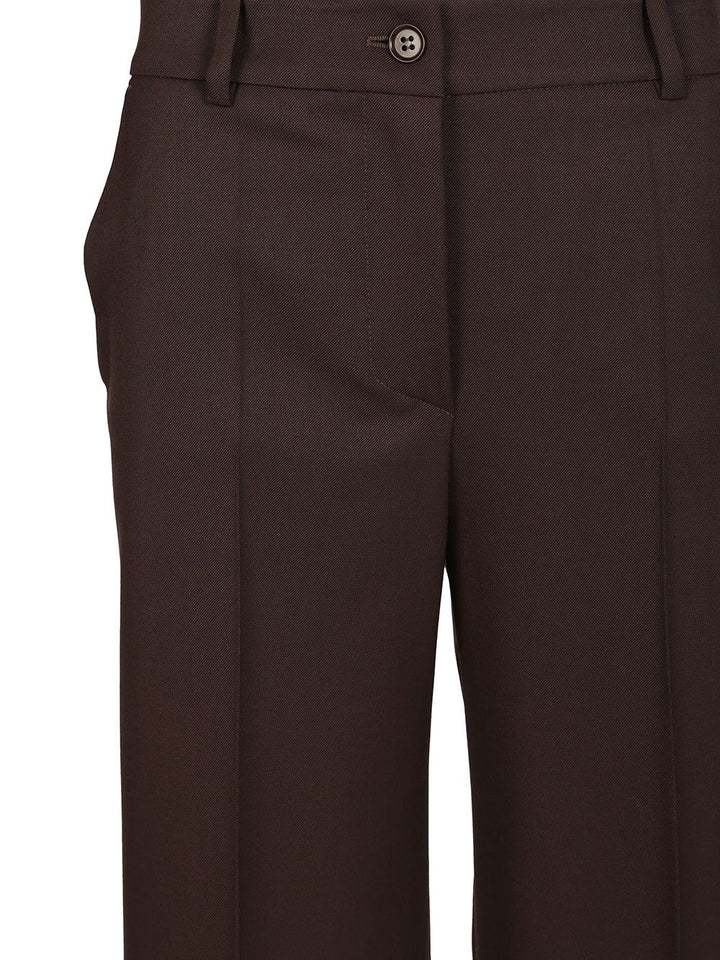 P.A.R.O.S.H. Palazzo Trousers - Marrone | 345f7efeb9f9ad050fa810be663e9931381c2aad