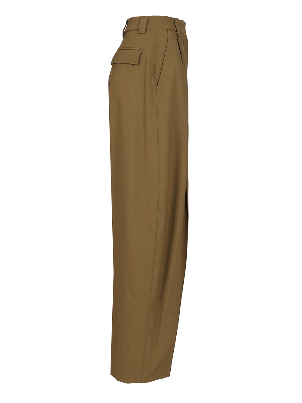 Thelatest Wide Trousers - Verde | 0cf62d110b168310e04feda401678d8ca9c81512