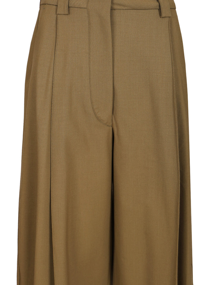 Thelatest Wide Trousers - Verde | 4ebfe9cbb163087ad6c5955e7db359dd88f8f788