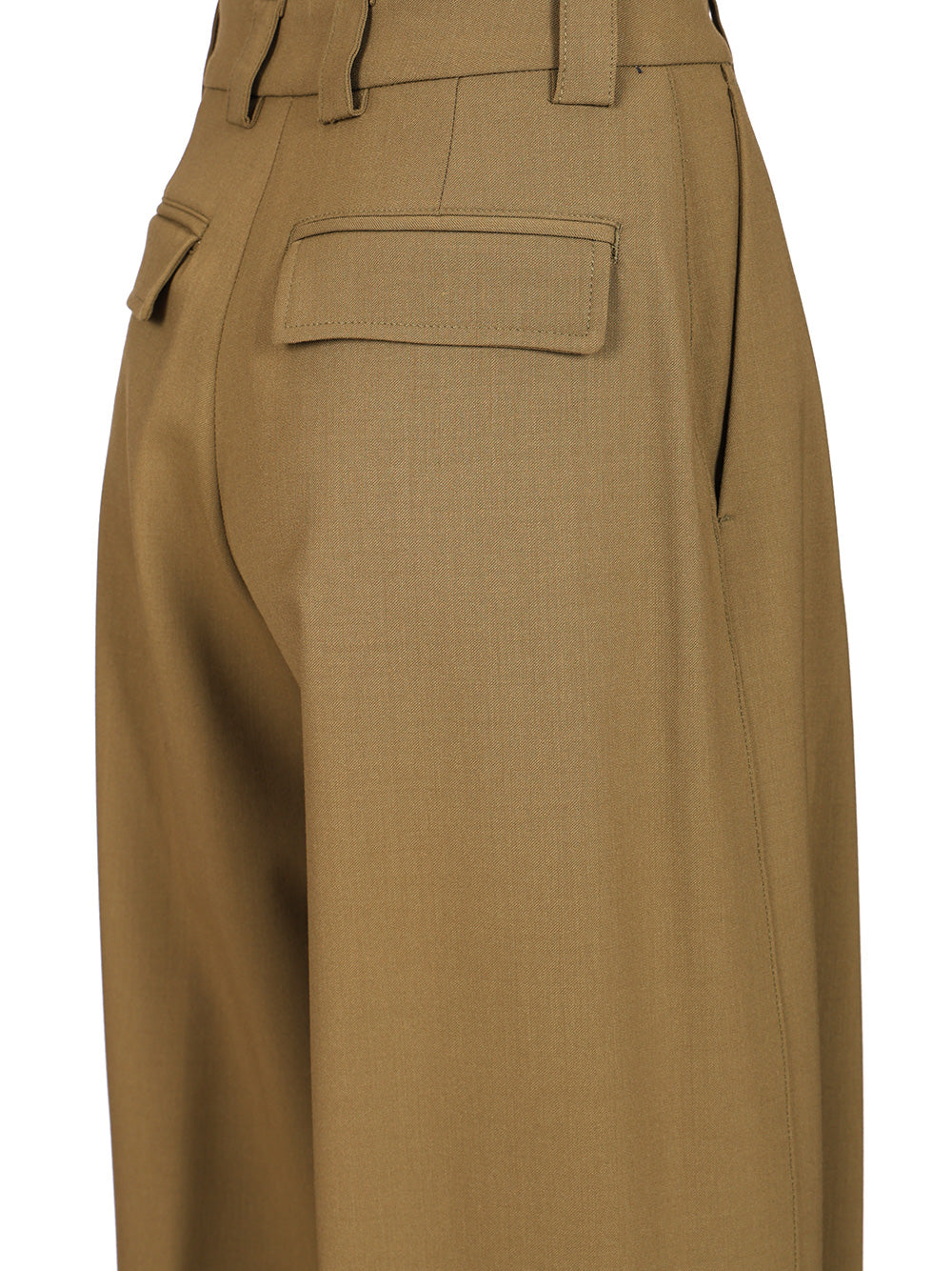 Thelatest Wide Trousers - Verde | b790ef1c20ad270bfd7f1abb626204ec7ebd8860