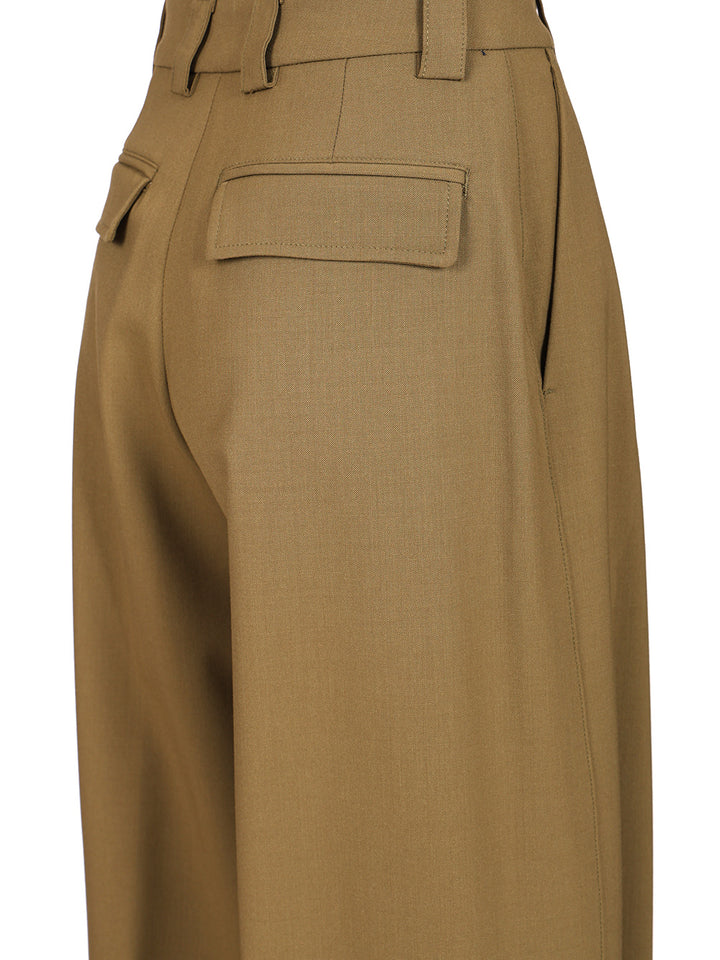 Thelatest Wide Trousers - Verde | b790ef1c20ad270bfd7f1abb626204ec7ebd8860