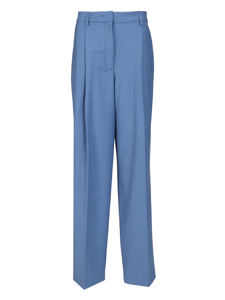 Thelatest Wide Trousers - Light blue | 07c2c280682a9eeaec4d7bd6c1336e7db1351ff7