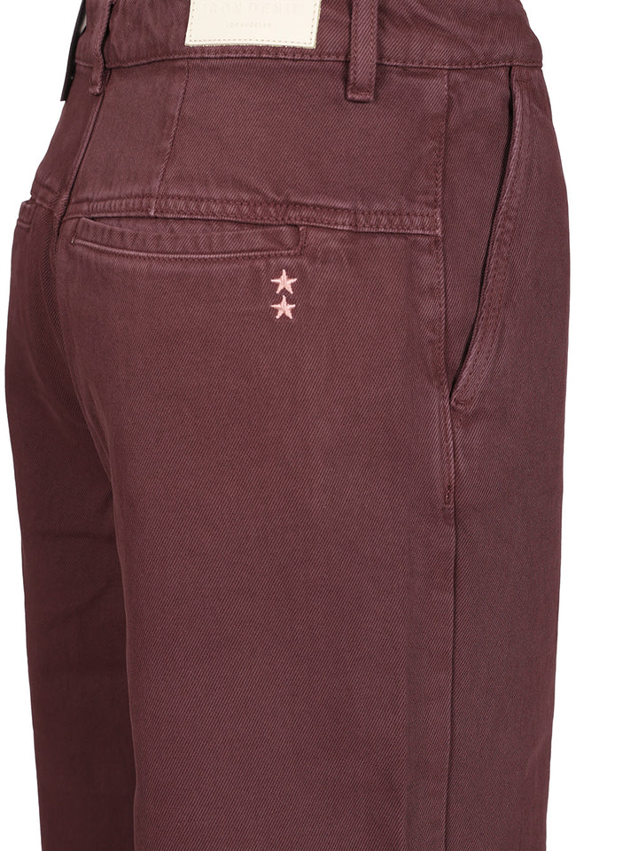 Icon Denim Ava Jeans - Bordeaux | df0a96153f1604ec7c83a535c048f7bd92148c76