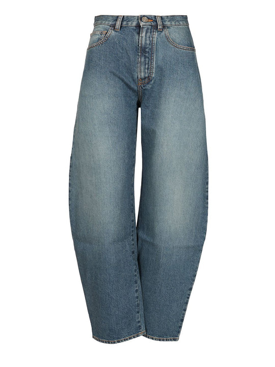 Rounded Jeans Blu
