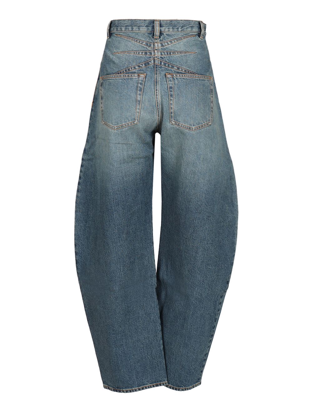 AlaÏA Rounded Jeans - Blu | 8cb2771a65d9672ec7e2c3031c0cd180fe252b41