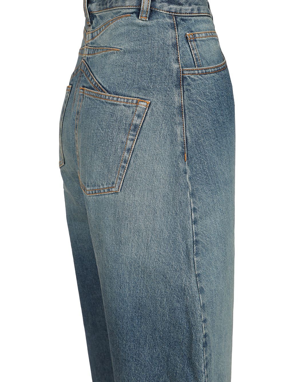 AlaÏA Rounded Jeans - Blu | 38415c10cd4172bd04f21d5116cd4a0fc05bfdf1