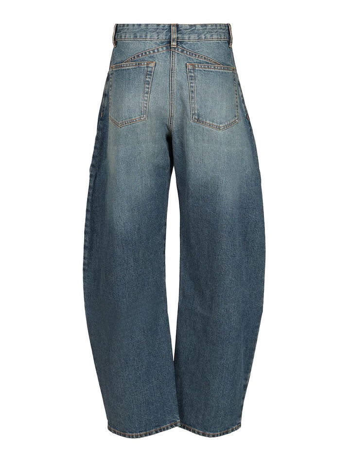 AlaÏA Rounded Jeans - Blu | 8ac6319c4e4630e87a7a25d5df090c65e75082da