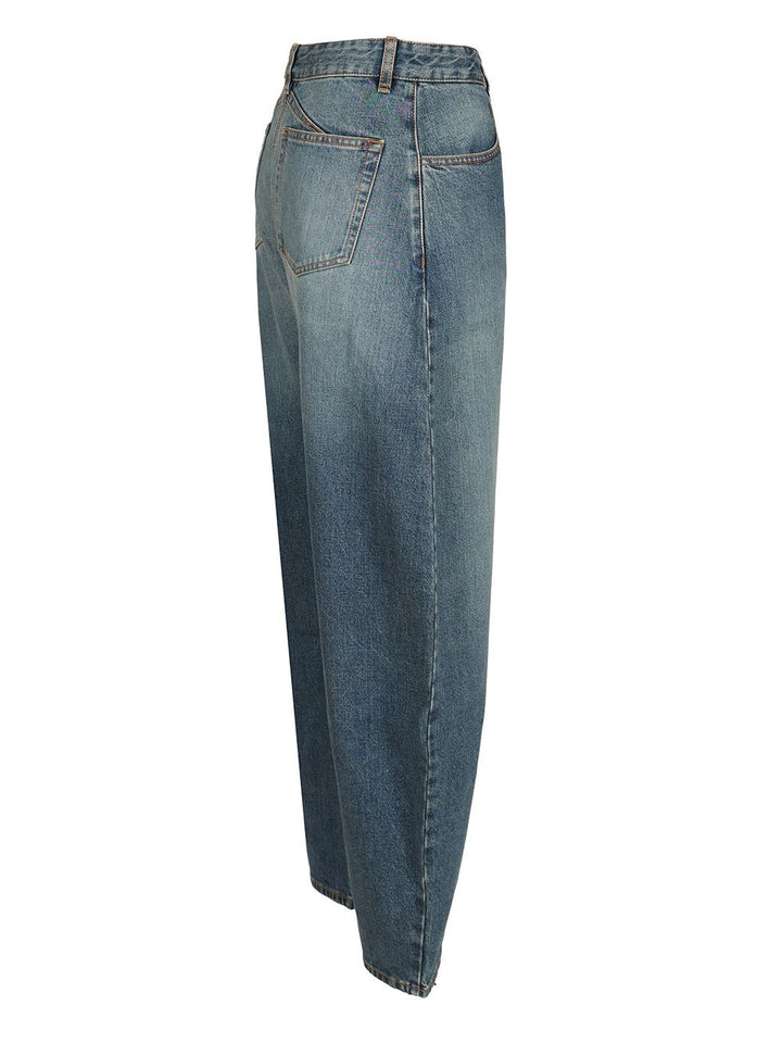 AlaÏA Rounded Jeans - Blu | d74c055e8f34263dbcb2e8253f20adfbda358eb0
