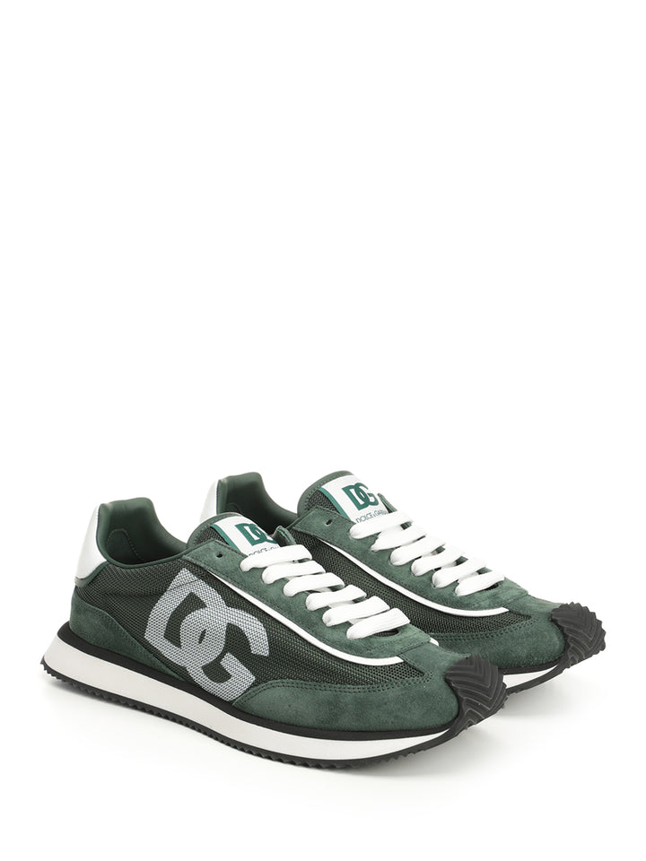 Dolce & Gabbana Dg Cushion Sneakers - Verde | ecda07ae4aacae0b6c0fe26a058748193fb77b06