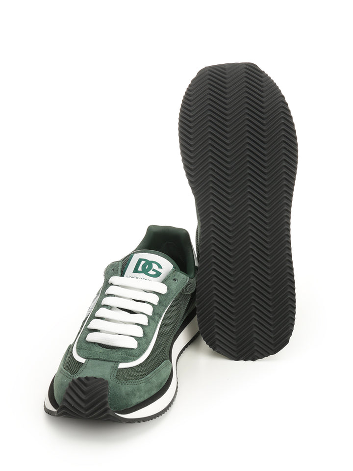Dolce & Gabbana Dg Cushion Sneakers - Verde | 584b0927283961e10c1ec8e3e785348d3677f008