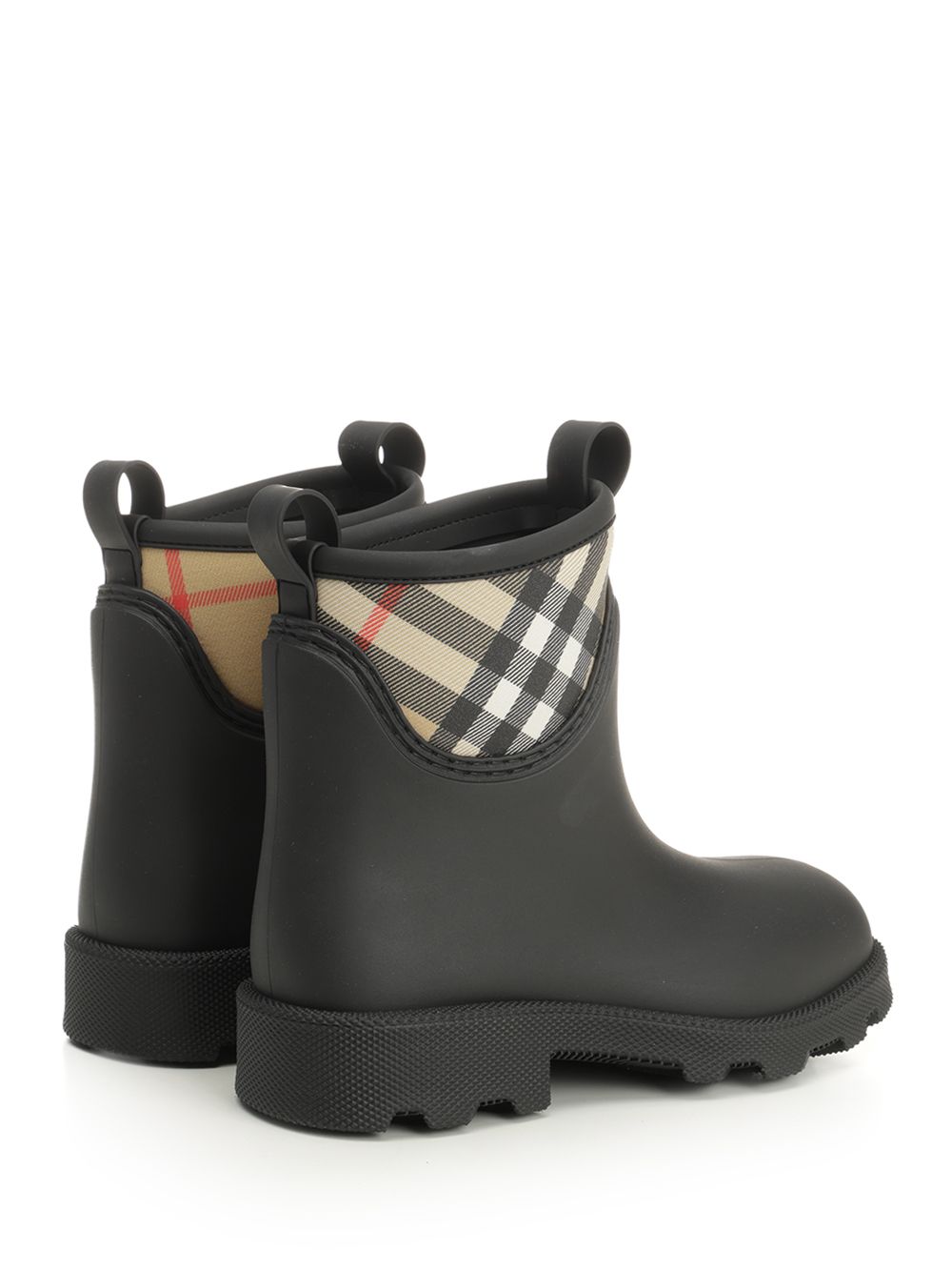 Burberry Marsh Stamp Rubber Ankle Boots - Nero | d2d03953e220e4193f21f0acfa4b053e7b7abdbf