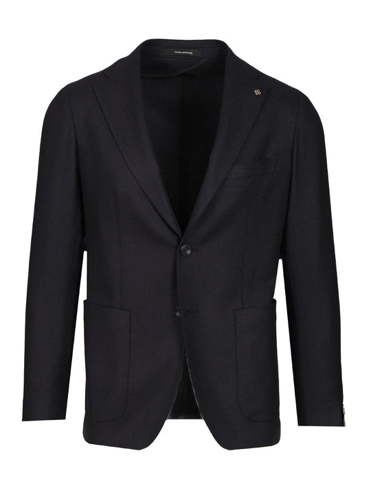 Wool And Cashmere Jacket Giacche Blu
