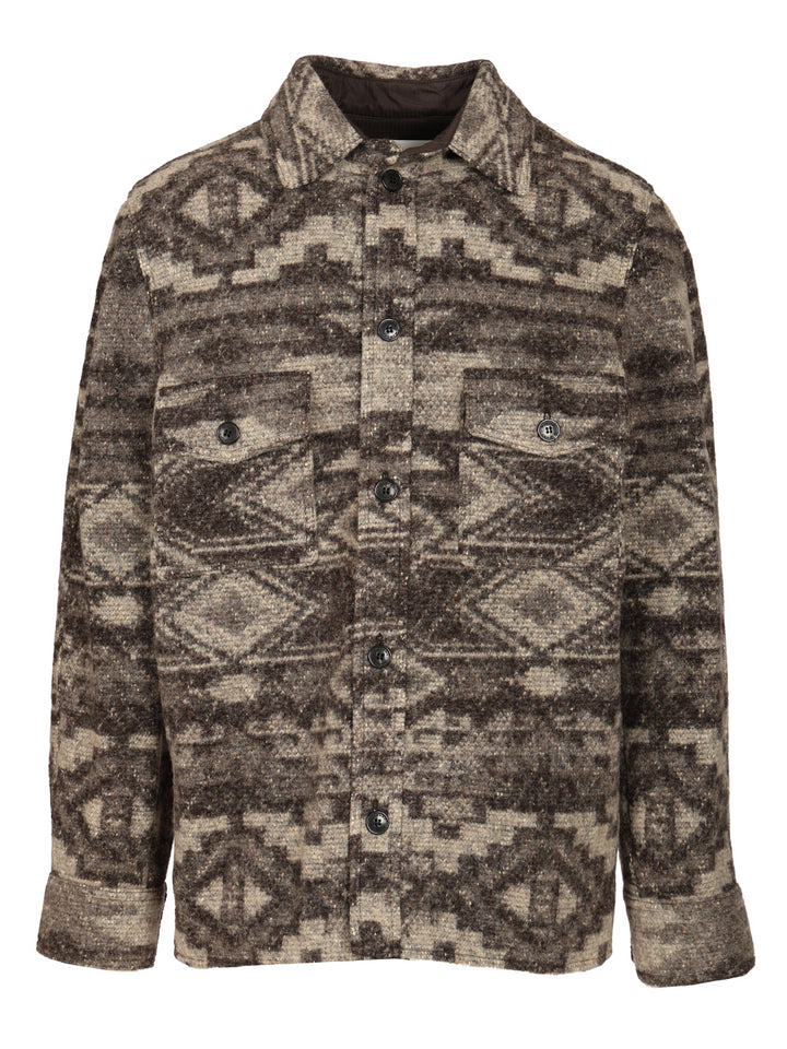 Marant Kervon Shirts - Marrone | 50c00d1dd8afcbec2cc2f8a9dfb6ea4a0e4a47a2