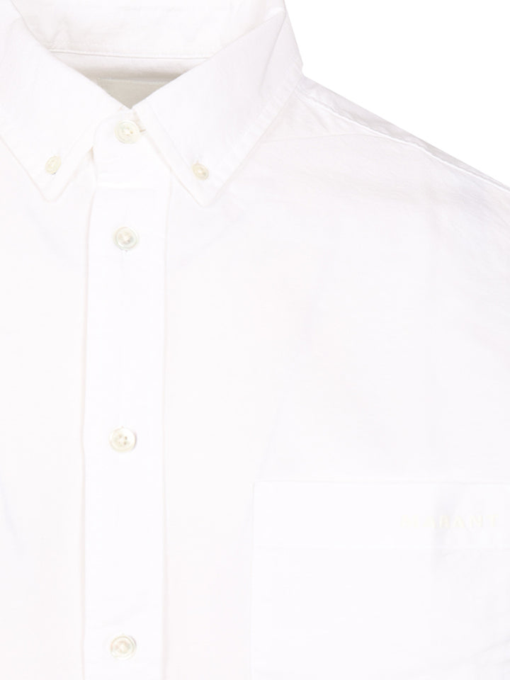 Marant Jasolo Shirts - Bianco | 0784105e6eb343f1fea08195685332ae495cc635