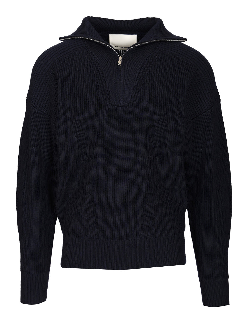 Marant Benny Zip-Up Turtleneck Sweater Polo shirt - Blu | cf9671be30d113f754d6d128bfddf50bb058bd6e