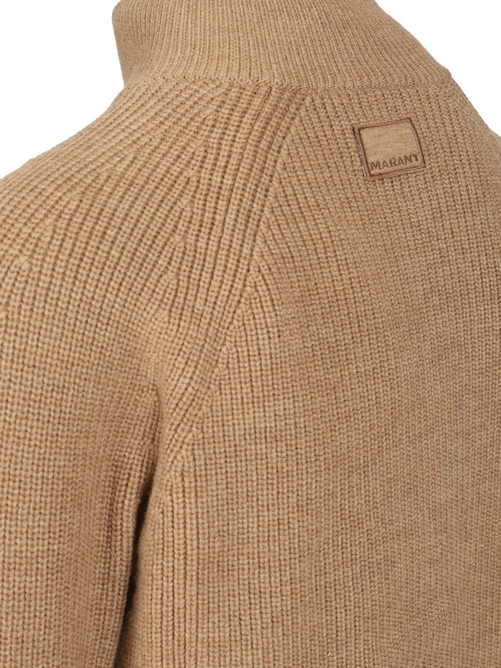 Marant Benett Knitwear - Beige | 97ee5683122ca8b10c76d2a57784fcd01240a7a2