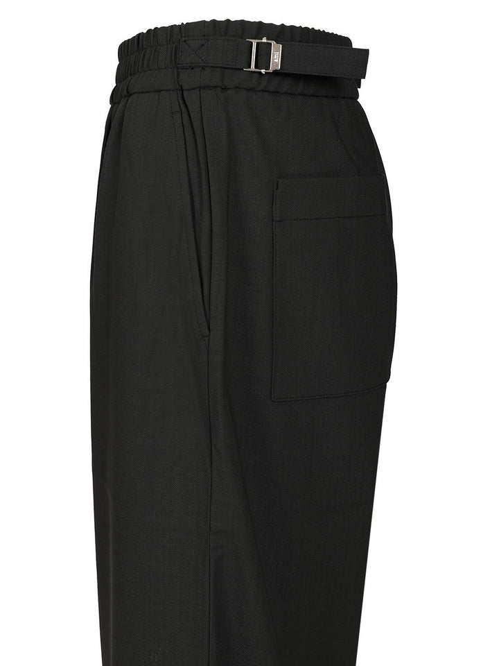 Ami Stretch Trousers - Nero | 36dde6bba59d6fdec6bbf5a8e3ae665593b77fbb