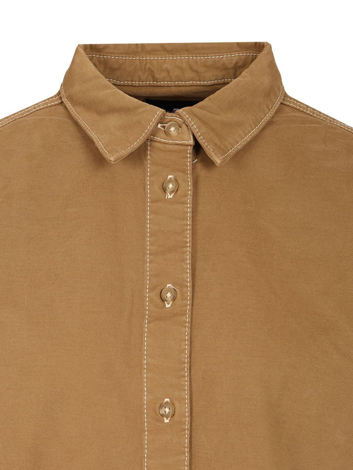 7 For All Mankind Nina Shirts - Marrone | f7d7e582e6244d854f5ea3370a5a3e5e4aa9f4f8
