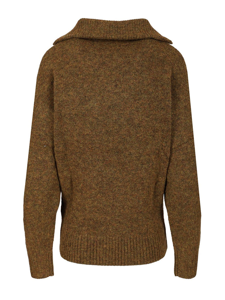 Marant Etoile Phylia Knitwear - Marrone | 5ec6a0636ba52a611f72fa69d8fafc3c85d2dde2