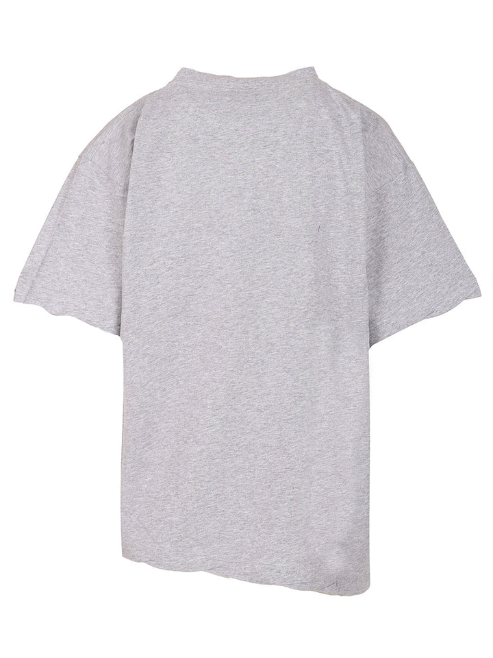 Balenciaga Boxy Cotton T-Shirt - Grey | 0b345bf74cb30d6d16c039dc7fb6f34f21c95478